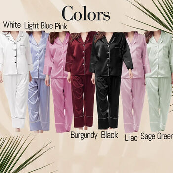 Personalised Bride Bridesmaid Feather Pajamas, 7 of 7