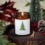 First Christmas As Grandparents Scented Candle Gift For Grandma And Grandpa, thumbnail 4 of 9