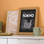 Personalised Tokyo Foiled Print Travel Gift For Couples, thumbnail 2 of 5