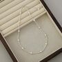 Taina Ivory Silver Pearl Ball Charm Necklace, thumbnail 2 of 7