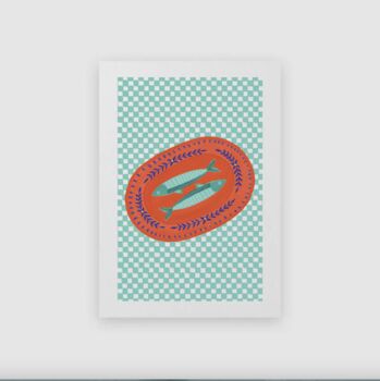 Sardine Fish A4 Art Print, 5 of 6