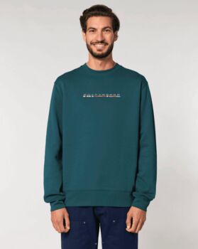 Custom Trip 100% Organic Cotton Unisex Sweatshirt, 11 of 12