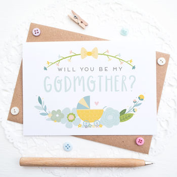 Will You Be My Godmother? Card, 9 of 12