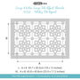 Selsley Tile Repeat Stencil, thumbnail 2 of 5