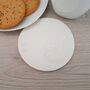 Personalised Paisley Pattern White Clay Coaster, thumbnail 1 of 5