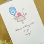 Personalised 'Button Fairy' Handmade Card, thumbnail 2 of 5