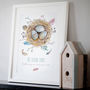 Personalised Family Nest Print With Names, thumbnail 8 of 10