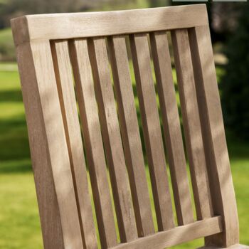 Pair Of Porthallow Indoor/Outdoor Dining Chairs, 3 of 5