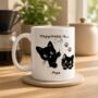 Personalised Peeking Cats Mug, thumbnail 4 of 5