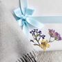 Personalised Cashmere Floral Mother's Day Scarf Gift, thumbnail 6 of 7