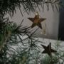 Antique Brass Christmas Star Garland, thumbnail 2 of 4