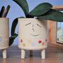 Personalised Ceramic Planter With Flower Print, thumbnail 5 of 7