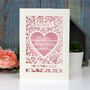 Personalised Papercut Mother's Day Card, thumbnail 3 of 4