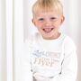 Mini Flyer/ First Time Flyer Personalised Embroidered Holiday Airport Sweatshirt Jumper, thumbnail 2 of 7