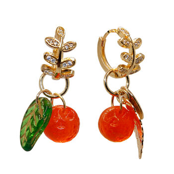 Tangerine Earrings, 4 of 4