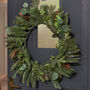Evergreen Winter Pinecone Wreath, thumbnail 1 of 4
