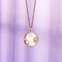 Mother Of Pearl Moon And Star Necklace, thumbnail 4 of 8