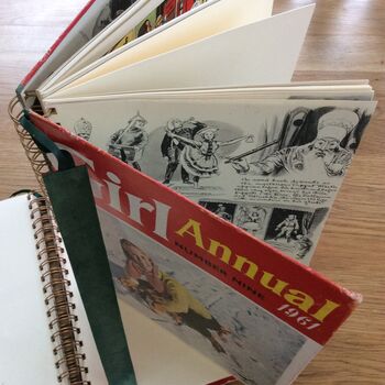 'Girl Annual 1961' Upcycled Notebook, 2 of 4