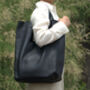 Genuine Leather Designer Tote Handbag Andriana, thumbnail 7 of 8