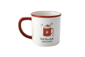 Hot Chocolate Weather Winter Mug, 6 of 7