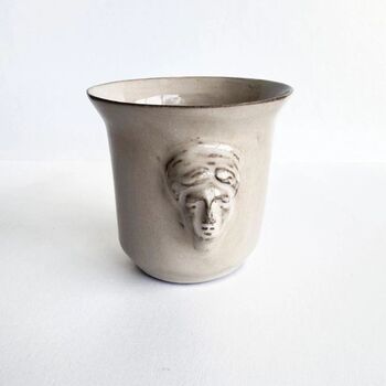 Handmade Ceramic Espresso Cup ‘Aphrodite’ Natural, 2 of 6