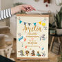 Personalised Cotton Christening Print, thumbnail 6 of 9