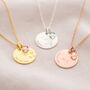 Meaningful Flower And Message Personalised Necklace, thumbnail 1 of 12