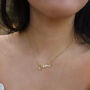 Mama Star Pendant Necklace 18 K Gold Plated, thumbnail 6 of 7