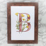 B Is For Buttercup Coloured Initial Print, thumbnail 8 of 11