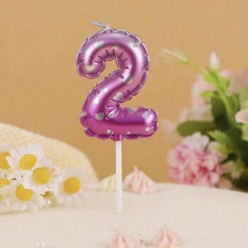 Balloon Design Birthday Candles, 2 of 2