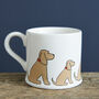 Golden Cocker Spaniel Organic Cotton Tea Towel, thumbnail 3 of 12
