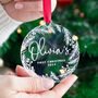 Personalised New Baby's First Christmas Ornament, thumbnail 1 of 5