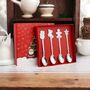 Stainless Steel Christmas Themed Spoon Set, thumbnail 1 of 9