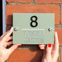 Personalised 3D Matt Laser Cut House Name Door Sign, thumbnail 2 of 8