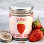 Personalised Sweet Strawberry Jar Grow Kit, thumbnail 3 of 8