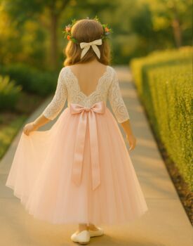 Mary Jane In Baby Pink ~ Party Or Flower Girl Dress, 3 of 6
