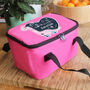Personalised Pink Dinosaur Lunch Bag For Kids, thumbnail 2 of 2