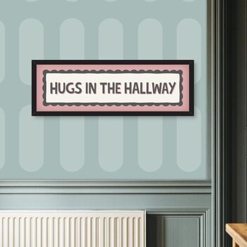 Hugs In The Hallway Framed Print, 6 of 10