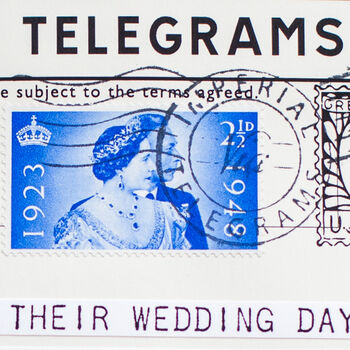 Personalised Anniversary Telegram Card, 4 of 12