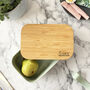 Personalised Bamboo Lunch Box, thumbnail 5 of 5