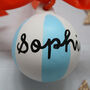 Personalised Striped Ceramic Bauble, thumbnail 2 of 12