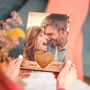 Personalised Wooden Photo Holder Frame For Valentine's, thumbnail 1 of 4