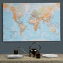 World Physical Canvas Map Print, thumbnail 1 of 6