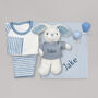 Personalised Bunny Snuggle Hamper, Blue, thumbnail 2 of 9