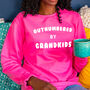 'Outnumbered By Grandkids' Grandma Sweatshirt, thumbnail 4 of 12