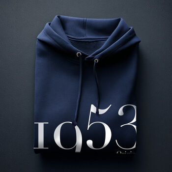 Personalised Year Hoodie – Original – Milestone Birthday Gift, 2 of 12