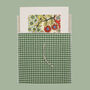 Reusable Organic Gingham Eco Envelope Square | Sage Green, thumbnail 3 of 5