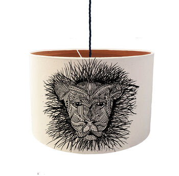 Animal Lampshade With Wood Lining, 7 of 8