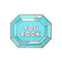'You Rock' Enamel Pin, thumbnail 5 of 5