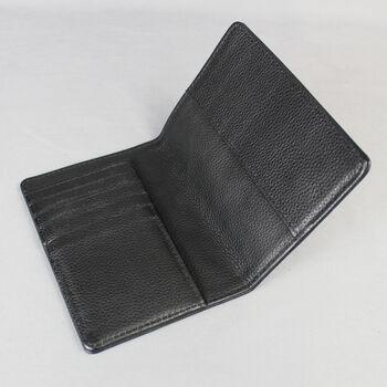 Black Leather Passport Sleeve And Card Holder, 4 of 6